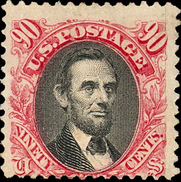 1869 US 1869 90c Lincoln on cover - Ice House cover (Scott 122)
